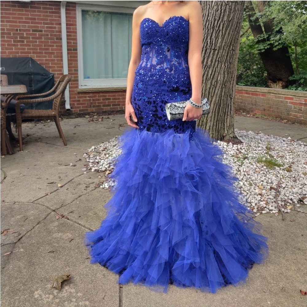 Jovani 172008 Royal Blue Prom Dress
